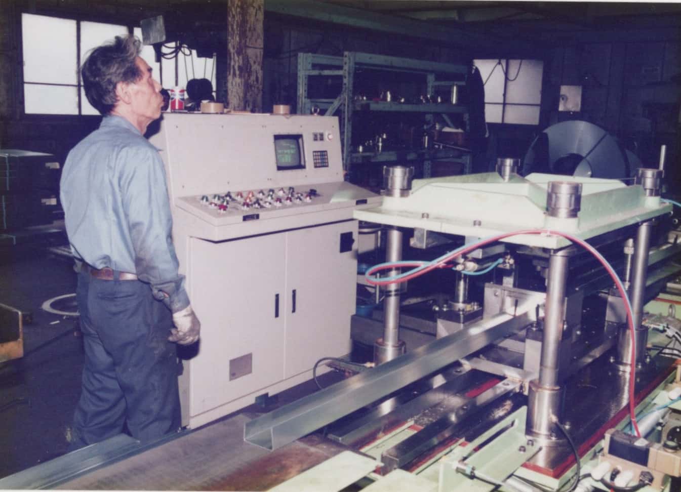 日本建工の施工風景