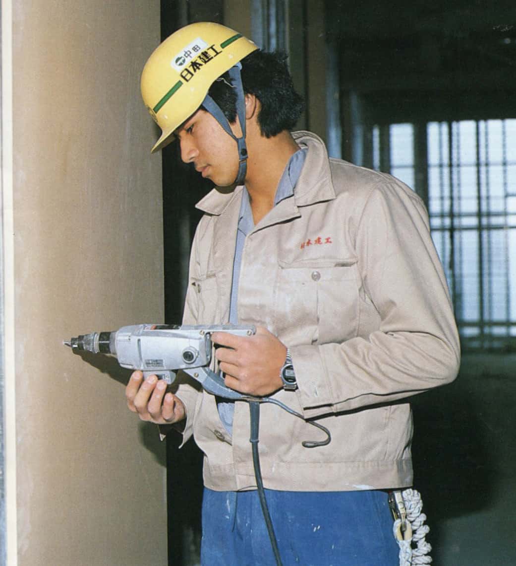 日建製造の施工風景